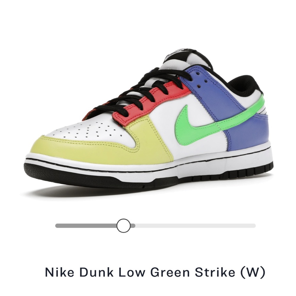 NWT Nike dunk low green strike